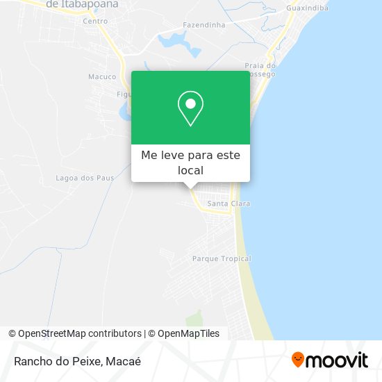 Rancho do Peixe mapa