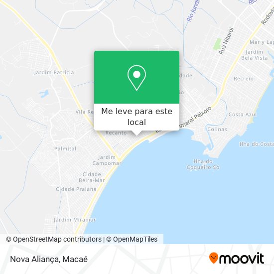 Nova Aliança mapa