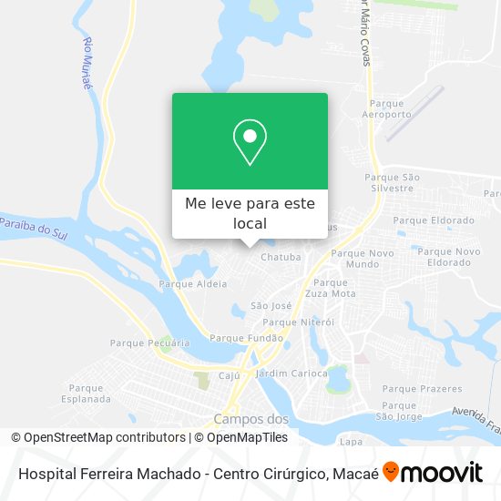 Hospital Ferreira Machado - Centro Cirúrgico mapa
