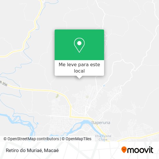 Retiro do Muriaé mapa