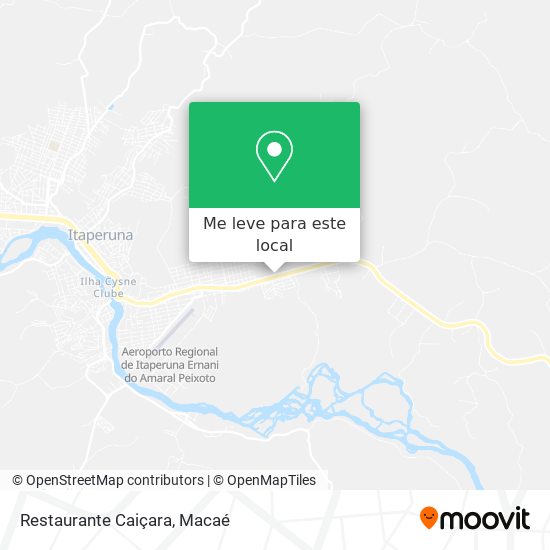 Restaurante Caiçara mapa