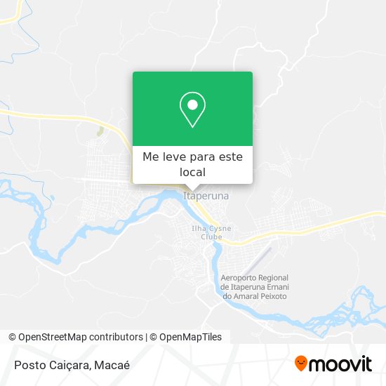 Posto Caiçara mapa