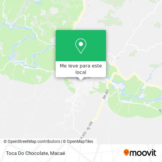 Toca Do Chocolate mapa