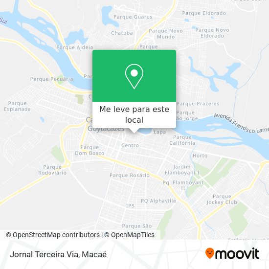 Jornal Terceira Via mapa