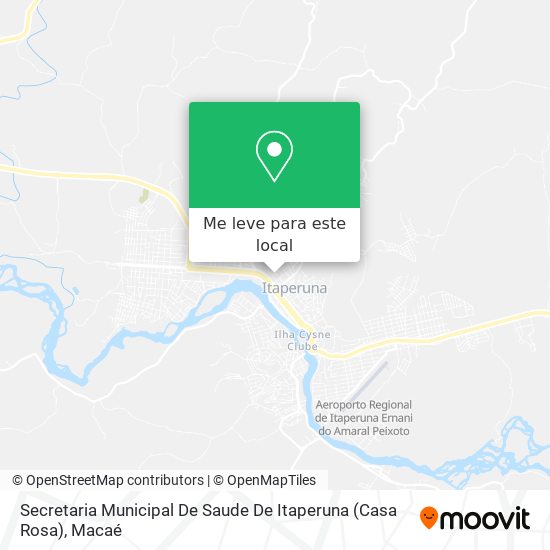 Secretaria Municipal De Saude De Itaperuna (Casa Rosa) mapa