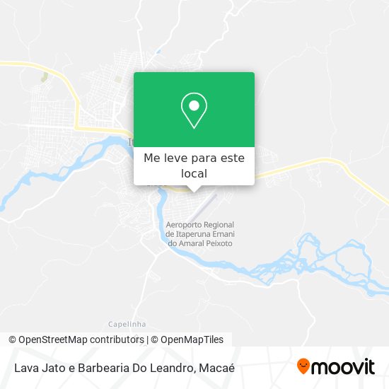 Lava Jato e Barbearia Do Leandro mapa