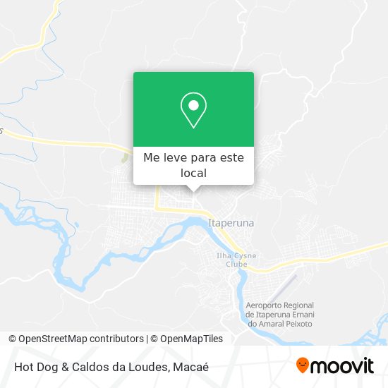 Hot Dog & Caldos da Loudes mapa