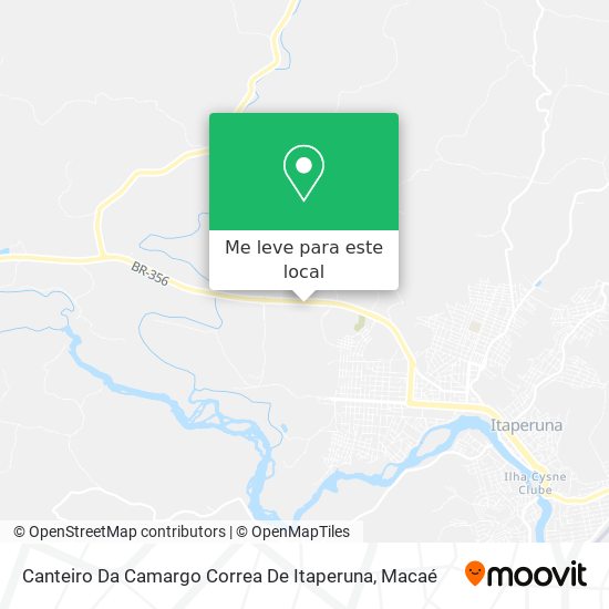 Canteiro Da Camargo Correa De Itaperuna mapa