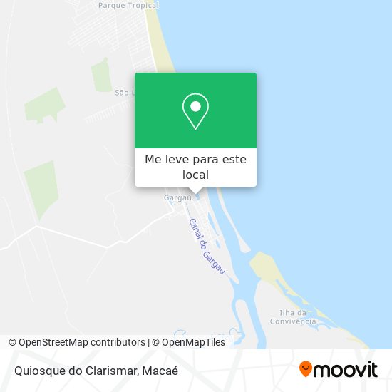 Quiosque do Clarismar mapa