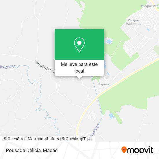 Pousada Delicia mapa