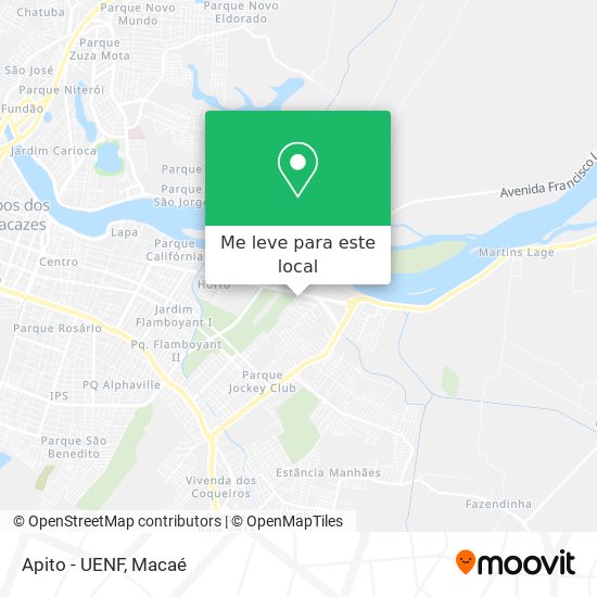 Apito - UENF mapa
