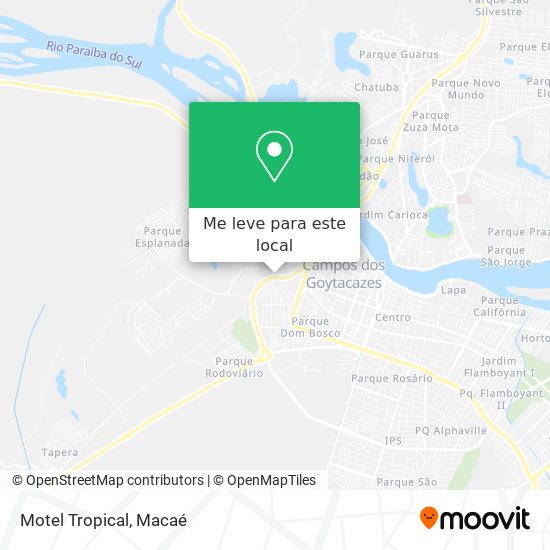Motel Tropical mapa