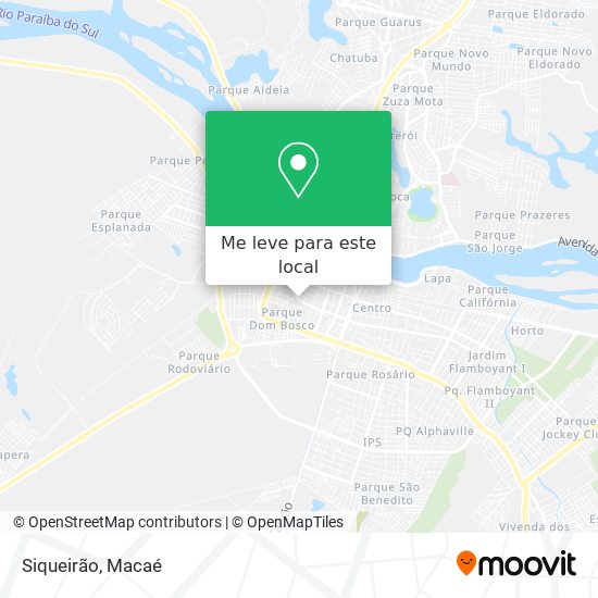 Siqueirão mapa