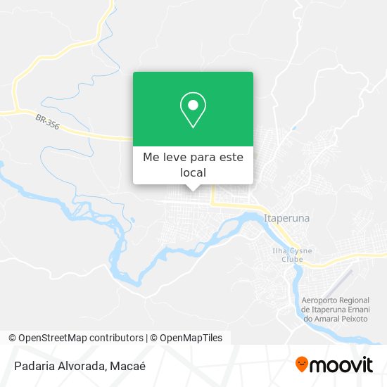 Padaria Alvorada mapa