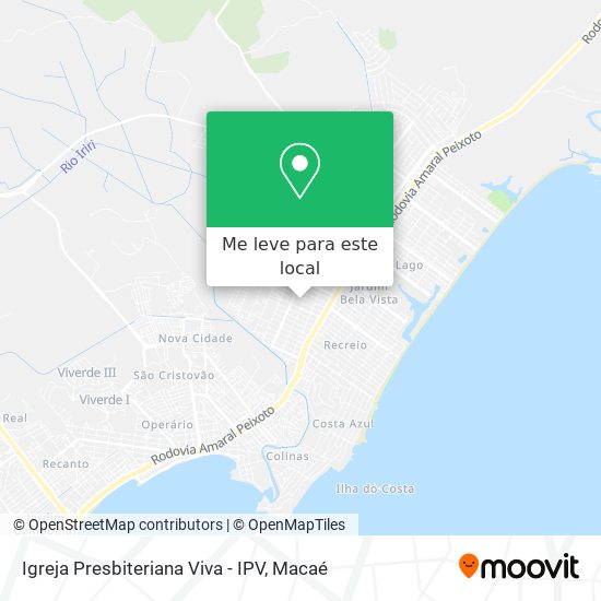 Igreja Presbiteriana Viva - IPV mapa