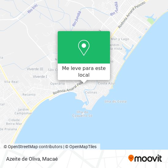 Azeite de Oliva mapa