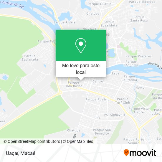 Uaçaí mapa