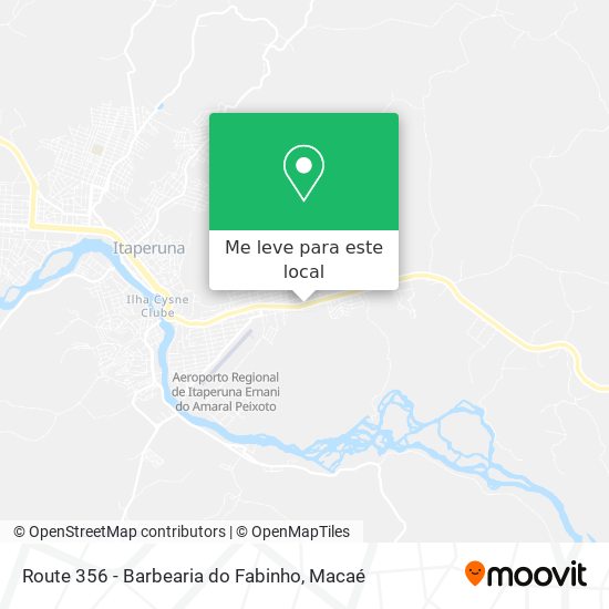 Route 356 - Barbearia do Fabinho mapa