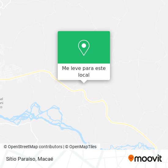 Sítio Paraíso mapa