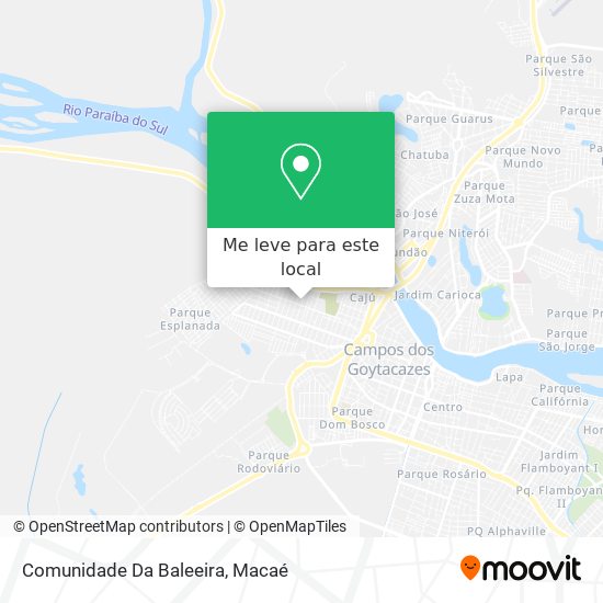 Comunidade Da Baleeira mapa
