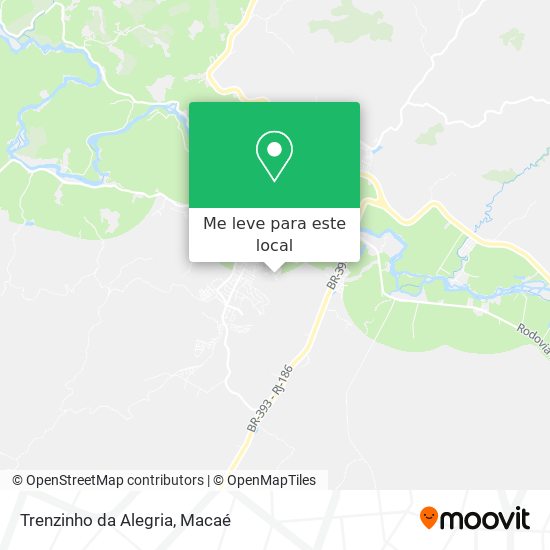 Trenzinho da Alegria mapa