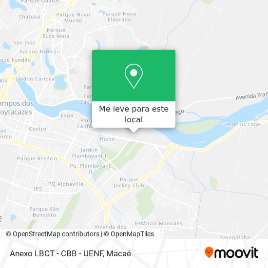 Anexo LBCT - CBB - UENF mapa