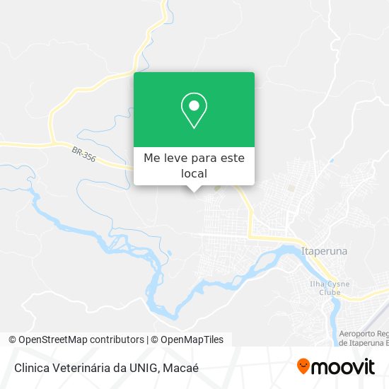 Clinica Veterinária da UNIG mapa