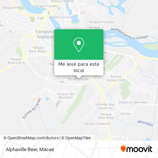 Alphaville Beer mapa