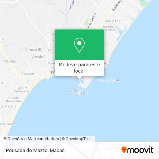 Pousada do Mazzo mapa