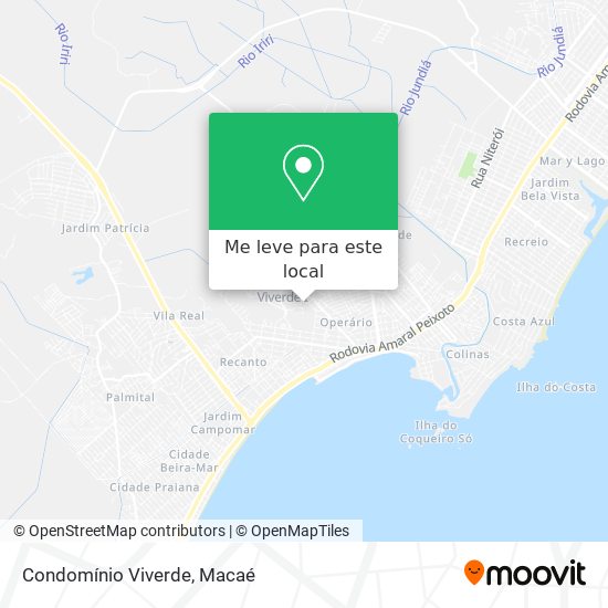 Condomínio Viverde mapa