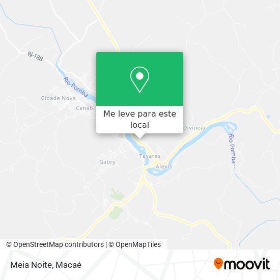 Meia Noite mapa
