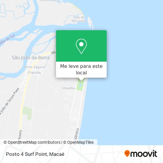Posto 4 Surf Point mapa