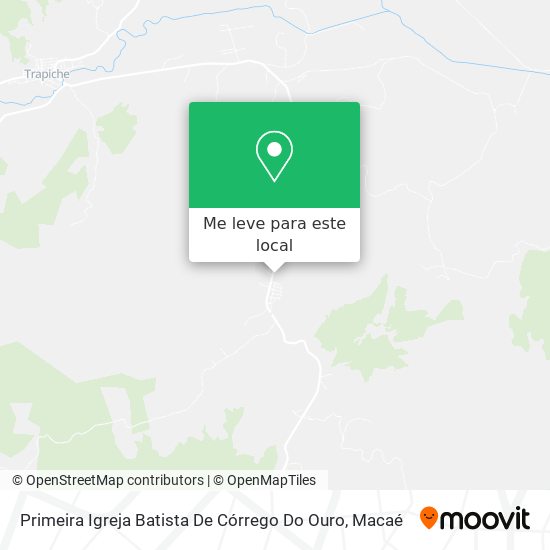 Primeira Igreja Batista De Córrego Do Ouro mapa