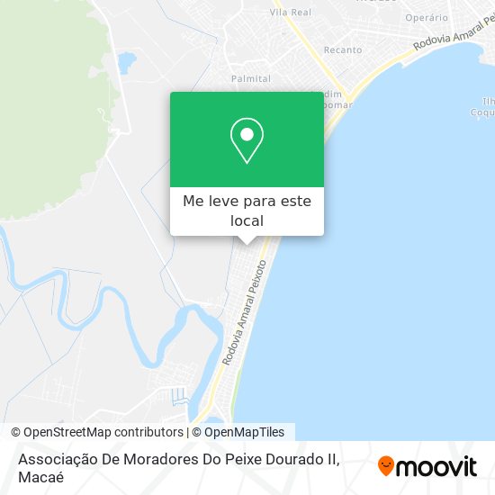 Associação De Moradores Do Peixe Dourado II mapa