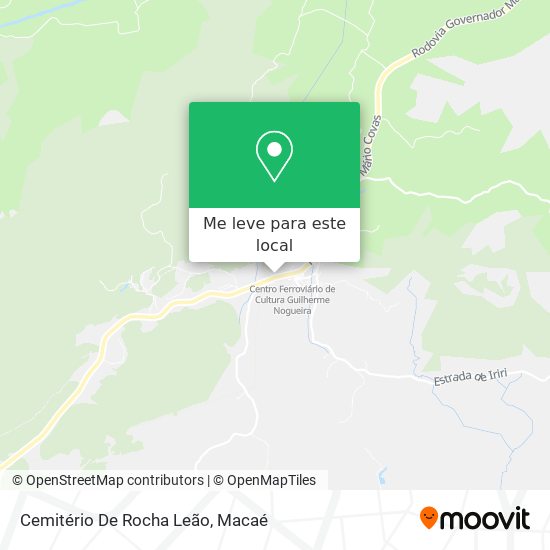 Cemitério De Rocha Leão mapa