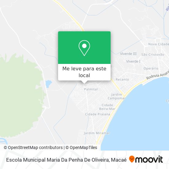 Escola Municipal Maria Da Penha De Oliveira mapa