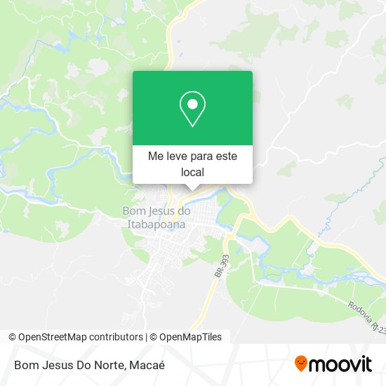 Bom Jesus Do Norte mapa