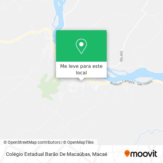 Colégio Estadual Barão De Macaúbas mapa