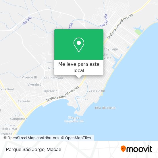 Parque São Jorge mapa
