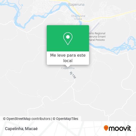 Capelinha mapa