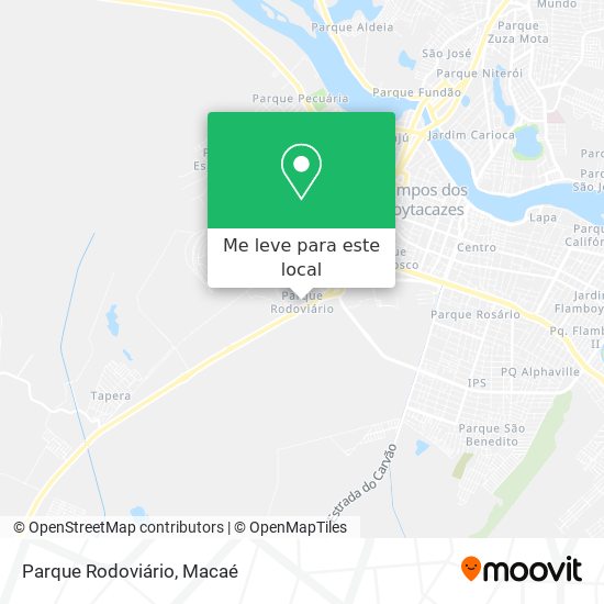 Parque Rodoviário mapa