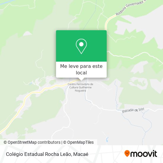 Colégio Estadual Rocha Leão mapa