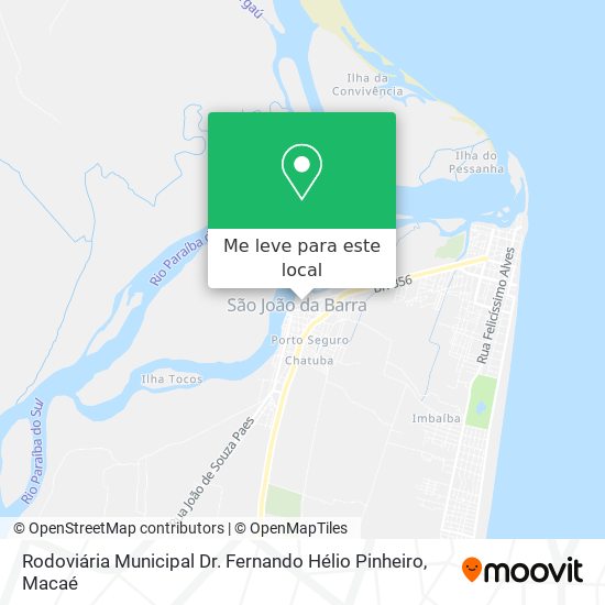 Rodoviária Municipal Dr. Fernando Hélio Pinheiro mapa