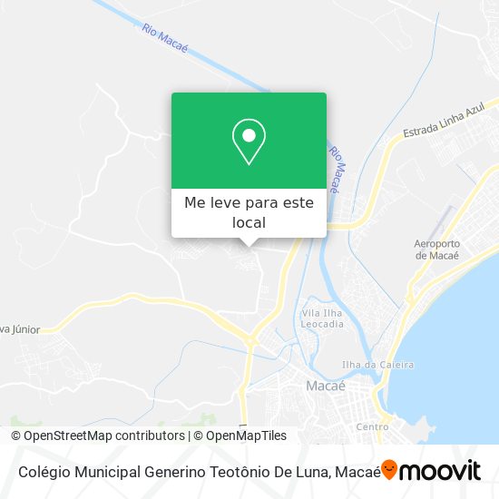 Colégio Municipal Generino Teotônio De Luna mapa
