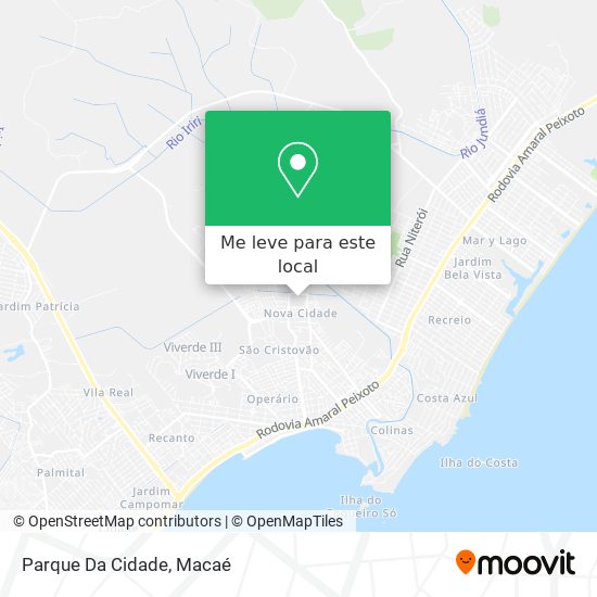 Parque Da Cidade mapa