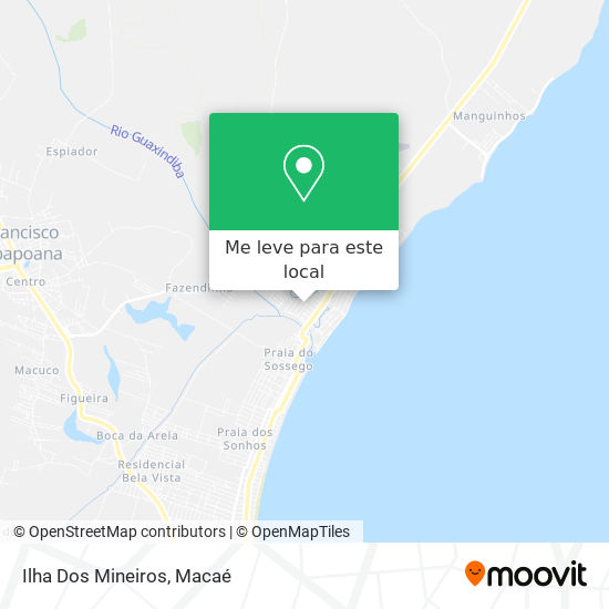Ilha Dos Mineiros mapa