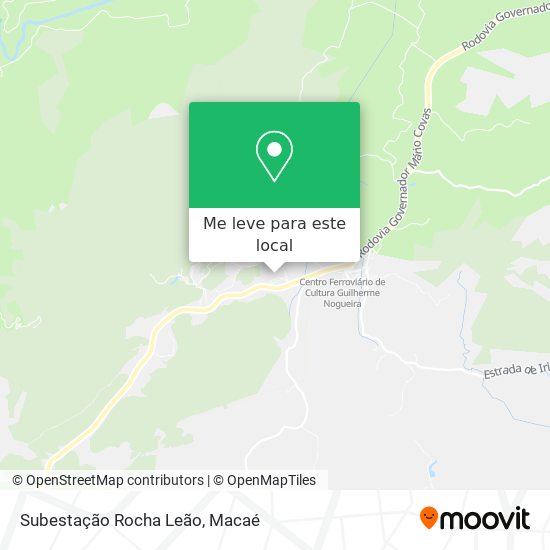 Subestação Rocha Leão mapa