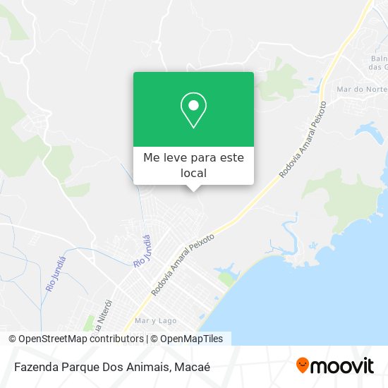 Fazenda Parque Dos Animais mapa