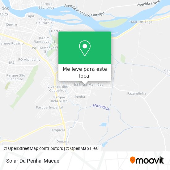 Solar Da Penha mapa