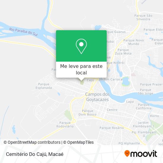 Cemitério Do Cajú mapa